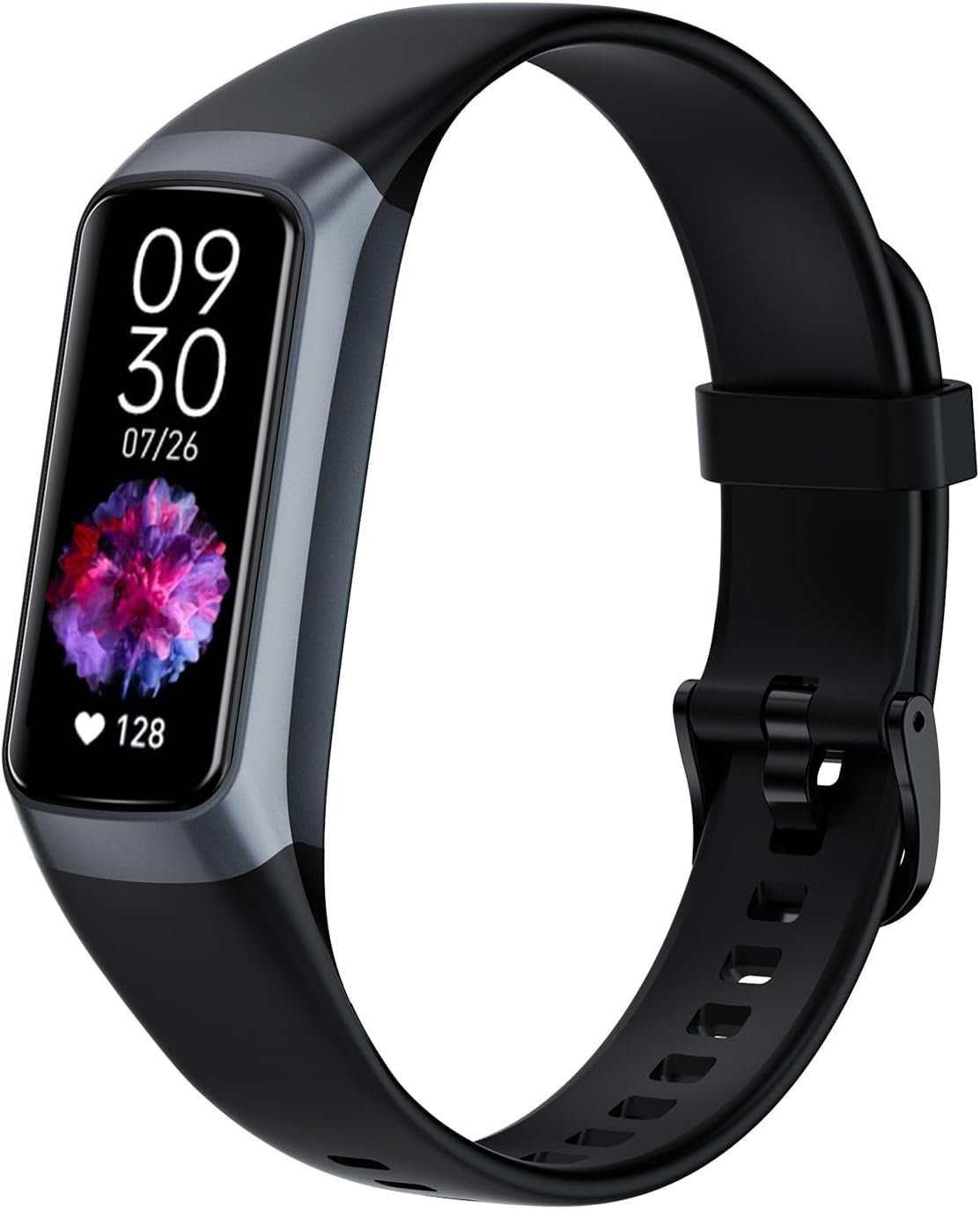 Fitness Tracker with Heart Rate/Blood Oxygen/Sleep Monitor, 20+ Sports Modes Smart Watches for Women/Men, Activity & Step Tracker Smart Watch for Android/iOS Phones(Black)