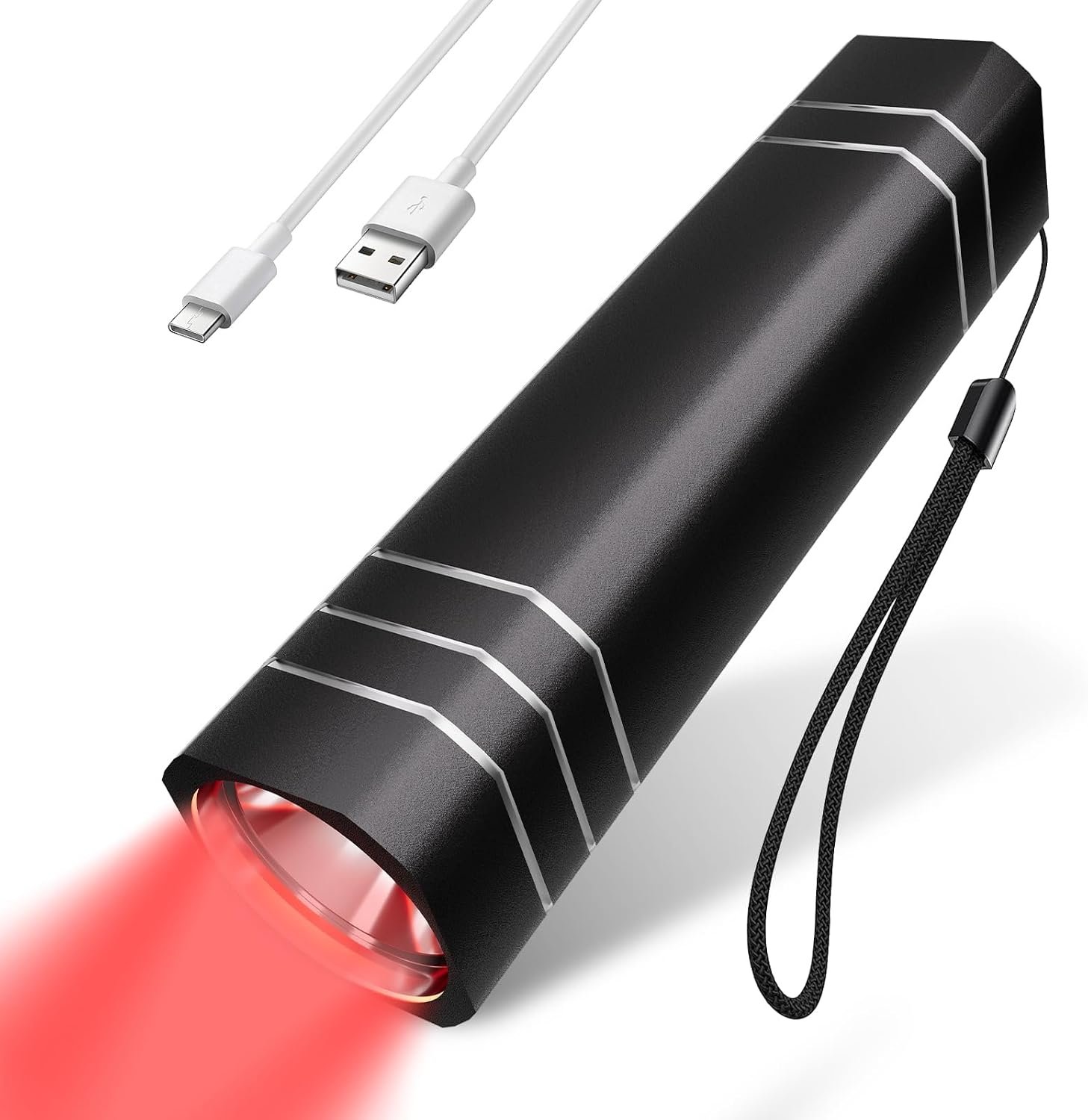 Red Light Therapy Device for Joint&Muscle, Portable Red Light & Near-Infrared Wand, 660nm 850nm LED Light Therapy Torch for Body/Face/Neck/Back/Knee