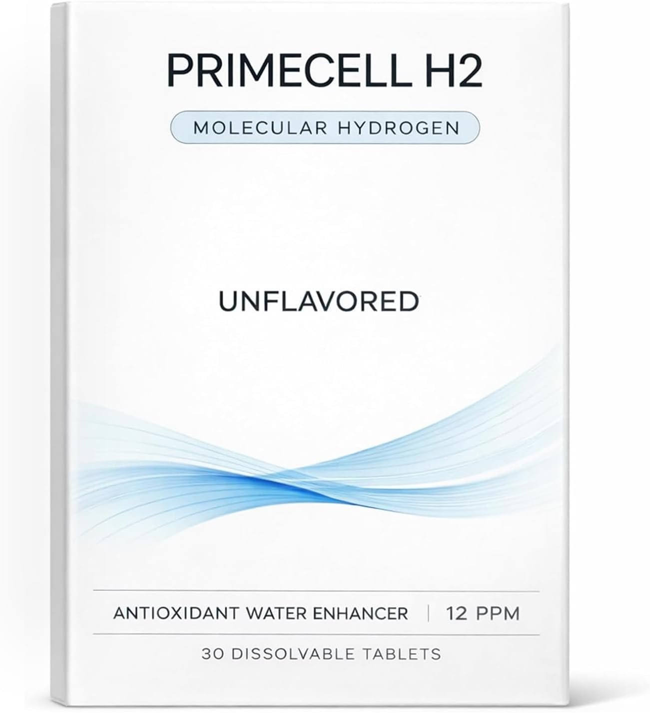 PrimeCell H2 Molecular Hydrogen Water Tablets with Magnesium – Antioxidant & Cellular Health Support, 30 Tablets