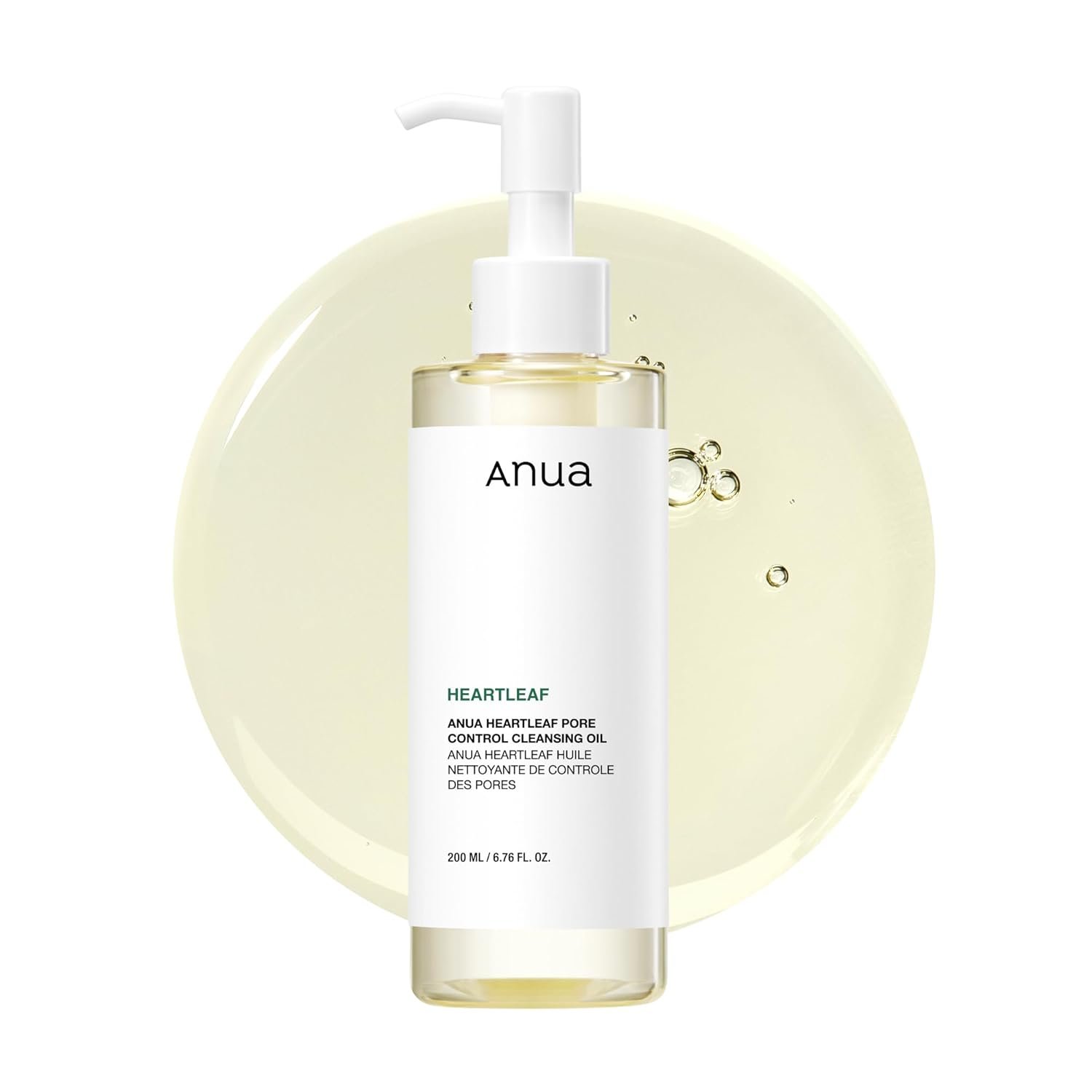 Anua Heartleaf Pore Control Cleansing Oil, Korean Skincare, 6.76 fl.oz
